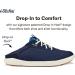 OLUKAI Moku Pae Men's Boat Shoes - Lightweight & Breathable Mesh, Comfort Fit, Wet Grip Soles - Size 10.5 Trench Blue/Off White - Buy Online on GoSupps.com