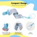 4-Piece Baby Pacifier Chain Set | Silicone Strap & Adapter with Clip | Universal Pacifier Holder for Safe and Secure Use - Buy Online on GoSupps.com