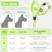 Weesiber Adjustable Soft Dog Collar & Halter - Padded No Pulling Reflective Safety Strips for Training & Walking - Medium Green - Buy Online on GoSupps.com