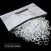Sularpek Clear Elastic Hair Bands - 1000 Mini Rubber Bands for Kids Hair, Braids, Wedding Hairstyles - Buy Online on GoSupps.com
