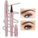  Anifer (02 Dark Brown) Microblading eyebrow pencil eyebrow pencil for hair drawing eyebrow pencil with split tip eyebrow pencil for microblading effect. - Buy Online on GoSupps.com