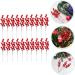 ABOOFAN 50 Pcs Artificial Berry Cuttings Artificial Berry Stems Pick Christmas Tree Decoration Ornaments Christmas Red Berries Branches Artificial Berry Branches Red Fruit Foam Fork - Buy Online on GoSupps.com