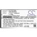 Buy 3000mAh Replacement Battery for Wasp DR3 & DR4 2D - 633809002175 (3.7V) | International Shipping Available - Buy Online on GoSupps.com