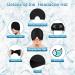 ACWOO Upgrade Migraine Relief Cap - Reusable Double-sided Gel Therapy for Chronic Migraine & Headaches - Hot Cold Head Wrap for Sinus & Stress - Upgraded Black - Buy Online on GoSupps.com