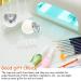 Matte Crystal Glass 2-Piece Nail Art Dappen Dish Set | Acrylic Liquid Powder Holder - Buy Online on GoSupps.com