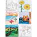 Designer Canvas Set II for Kids & Adults - 12 Pack of DIY Ready-to-Paint Stretched Canvas - 6 Unique Pre-Printed Designs - 6-1/2 x 6-1/2 - Buy Online on GoSupps.com