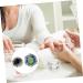 minkissy Nail Art Crystal Cup Nails Glass Dish Clear Glass Mugs Liquid Dapping Nail Art Equipment Crystal Nail Art Cup Nail Art Powder Bowl Nail Art Acrylic Bowl Nail Gel White Mini - Buy Online on GoSupps.com