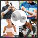 White Athletic Sports Tape Breathable Elastic Kinesiology Tape Self Adhesive Bandage Protect for Ankle Wrist and Muscle Pain 2 Roll - Buy Online on GoSupps.com