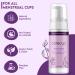 CareCup Menstrual Cup Cleaner - Unscented Foaming Wash for Silicone Period Discs - Organic Ingredients, Natural & pH-Balanced - 5oz - Buy Online on GoSupps.com