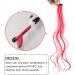 16 PCS Colored Clip in Hair Extensions Colorful Party Highlights Hair Synthetic Hairpieces Rainbow Hair Accessories for Women Girls 8 Colors (Curly) - Buy Online on GoSupps.com