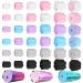 30 Pcs Cup Turner Foam Set-5 Sizes Cup Turner Inserts Expandable Spinner Sponge Cup Turner Accessories for Tumblers  Cola Shaped Water Bottles(1.57/2.44/2.83/3.18/3.74 Inch Diameter  6 Colors) (B)