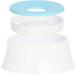 PawsMark Anti-Splash Dripless Water Slow Feeder Car Bowl for Pets - White (QI003724) - Buy Online on GoSupps.com
