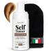 Team Tan Self Tanner Mousse - Tanning Foam for Face and Body Sunless Tanner Kit for Fake Tan Aloe Vera and Vitamin Infused Self Tanning Mousse (3.38 fl oz | Medium)