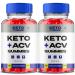 (2 Pack) Keto Thrive Keto ACV Gummies KetoThrive Canada Apple Cider Vinegar Advanced Strength Daily Multivitamin Supplement Compl ment multivitamin quotidien avanc ACV de Keto Thrive (120 Gummies)