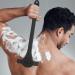 Ergonomic Back Razor for Men - 2-in-1 Anti-Slip Massage Tool & Scrubber for Efficient Body Care - Buy Online on GoSupps.com