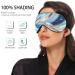 Light Blocking Sleep Mask | Flying Stork Newborn Baby Eye Mask - Adjustable Soft Blindfold for Men & Women | Ideal for Travel Work and Naps - Buy Online on GoSupps.com