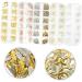 Housoutil 5 Boxes Metal Nail Decoration Metal Decor for Crafts Rivet Kit Nail Art Decoration Charms for Nails 3d Stickers Gold Decor Nail Art Rhinestones Diy Suite Unique Pp - Buy Online on GoSupps.com