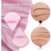 Set of 2 Velour Triangle Makeup Powder Puffs for Loose Powder Foundation - Pink | Reusable Face Sponge Pads for Cosmetics - Buy Online on GoSupps.com