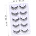 Beavorty 5 Pairs 3d false eyelashes fake eyelashes individual false extension eyelash adhesive natural look eyelash fake extension eyelash Art Eyelashes magnetic G800 chemical fiber extend - Buy Online on GoSupps.com