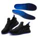 SPIEZ Unisex Safety Shoes and Orthotic Arch Support Insoles Bundle Heavy Duty Shoes Inserts for Puncture Proof Work Sneakers