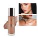 VIOLA HOUSE Body Shimmer Body Luminizer, Waterproof Moisturizing and Glow For Face & Body Liquid Highlighter, Radiance All In One Makeup Shimmer Body Lotion-100ML/3.38oz (Bronze)