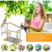 Holzsammlung Bird Playground Wooden Parrot Stand Bird Play Stand Parrot Perch Stand with Ladder Bird Play Gym Toy Cage Accessories for Small Middle Parakeets Cockatiels Finches Budgie Lovebirds #17 - Buy Online on GoSupps.com