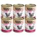 Dogs'n Tiger Adult Dog Food 6 x 800g Cans Pet-Friendly Formula with 67% Meat + Flaxseed Oil + Herbs - No Sugar Artificial Flavours Lamb & Parsnips