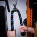 Deluxe Tricep Rope Pull Down Cable - 27'' | Easy Grip Non-Slip Gym Attachment | Blue & Black - Buy Online on GoSupps.com