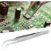 Buy Antistatic Precision Tweezers - Improved Stainless Steel for Electronics Lab Work Jewelry & Industrial Use | International Shipping Available - Buy Online on GoSupps.com