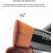 MSQ Liquid Foundation Brush - Synthetic Dense Bristles for Blending Liquid Cream Concealer - Premium Quality (Blue) - Buy Online on GoSupps.com