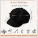 3-Piece Women Newsboy Cap Set | Adjustable Visor Beret Hats | Vintage Cabbie Hat for Women | Black, White, Red - Buy Online on GoSupps.com