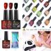 Red Gel Nail Polish Set Burgundy Dark Red Black Nail Varnish Sets Rose Red Autumn UV/LED Nail Lamp Soak off Nail Art Manicure Gel Nail Polish Kit for Salon DIY at Home - Buy Online on GoSupps.com