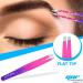 YNR Fine Point Slant Tweezers Women and Men Splinter Ticks Facial Chin Hair Brow and Ingrown Hair Removal Set Sharp Needle Nose Pluckers - Buy Online on GoSupps.com