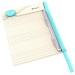 MARIGOLD Paper Cutter Corner Puncher - 12" Paper Guillotine 2-in-1 Paper Trimmer