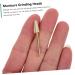 Nail Polisher Nail Art Nail Polishing Bits Portable Nail Gel Polishing Head Nail Drill Head Nail File Head Nail File Bits Tool Manicure Tools Tungsten Steel Exfoliating 4x0.5cm golden - Buy Online on GoSupps.com