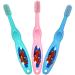 Baby Toothbrush- Soft Bristles Set of 3 Toddler Toothbrush for Boys and Girls Cute Colors and Designs Great Gift for Baby's and Toddlers 3 Pack