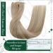 Runature Clip-In Extensions Real Hair - Dark Ash Blonde & Gold Blonde - 40cm (16 Inch) #16P22 - 50g 3 Piece Set - Quality Remy Hair - Buy Online on GoSupps.com