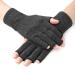 Holiberty Fingerless Compression Arthritis Gloves Lightwight Breathable Hand Gloves - Alleviate Rheumatoid Pains Ease Muscle Tension Relieve Ache (1 Pair)