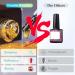 Double Rhythm 15ML No Wipe Gel Top Coat & Base Coat | Iridescent Glitter 2-in-1 Nail Polish for DIY Home Salon - Soak Off Manicure (Gold - Buy Online on GoSupps.com