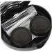 Buifulsic Contact Lens Container - Stylish 3-in-1 Travel Case for Colored & Halloween Contacts | Miss PP Black | Durable & Compact Design (7.2x5.8x2cm) - Buy Online on GoSupps.com
