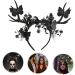 FOMIYES Antler Headband Elf Headband Black Antler Crown Elk Headband Antlers Horns Headband Antler Hair Hoop Cosplay Horns Headpiece Head Bandana Head Bands Halloween Party Headband Cloth 33.00X29.00X14.00CM Black - Buy Online on GoSupps.com