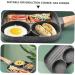 Zerodeko 3 Pcs Omelet Pan Fried Egg Pan Breakfast Frying Pan Portable Cooking Stove Steak Grill Pan Non Stick Baking Pan Portable Gas Stove Mini Baking Pans Cooking Utensils Japanese-Style 38.5x19.5x3cmx3pcs Assorted Colorx3pcs - Buy Online on GoSupps.com