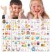Easter Temporary Tattoos Set - Eggs, Rabbit, Carrot Bunny Designs | Waterproof Body Paint Decals for Easter Decorations | Fake Tattoo Stickers for Party Supplies (10 Sheets) - Buy Online on GoSupps.com