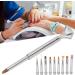 Nail Art Liner Nail Art Painting Pen Fine Craftsmanship Painting Pen DIY Dotting Design for Nail Shop Household(Silver) - Buy Online on GoSupps.com