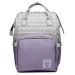 Multi-Function Diaper Bag for Baby Care Travel Backpack Nappy Bags Handbags Large Capacity Purple