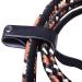 Premium 16 Plaits Real Cowhide Leather Indiana Jones Whip | 4ft-16ft Long | Equestrian Bull Whip with Crackers - Beige/Black/Tan - Buy Online on GoSupps.com