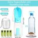 600ml Leak-Proof Dog Drinking Bottle with 100g Feed Container & 4 Bags - BPA-Free Activated Carbon Filter - Portable Water Bottle for Small & Large Dogs & Cats (Blue) - Buy Online on GoSupps.com