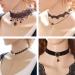 Trasfit 10-Piece Lace Choker Necklace Set for Women and Girls - Classic Velvet Stretch, Punk Gothic Tattoo Lace - 10 Styles #1 - Buy Online on GoSupps.com