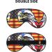 American Flag Fire Eagle Eye Mask | Double-Sided Sleep Mask | Soft Adjustable Blindfold to Block Light - Buy Online on GoSupps.com