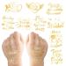 Bride Tribe Metallic Tattoo Set - 27 Temporary Tattoos for Bachelorette Party & Bridal Shower - Buy Online on GoSupps.com